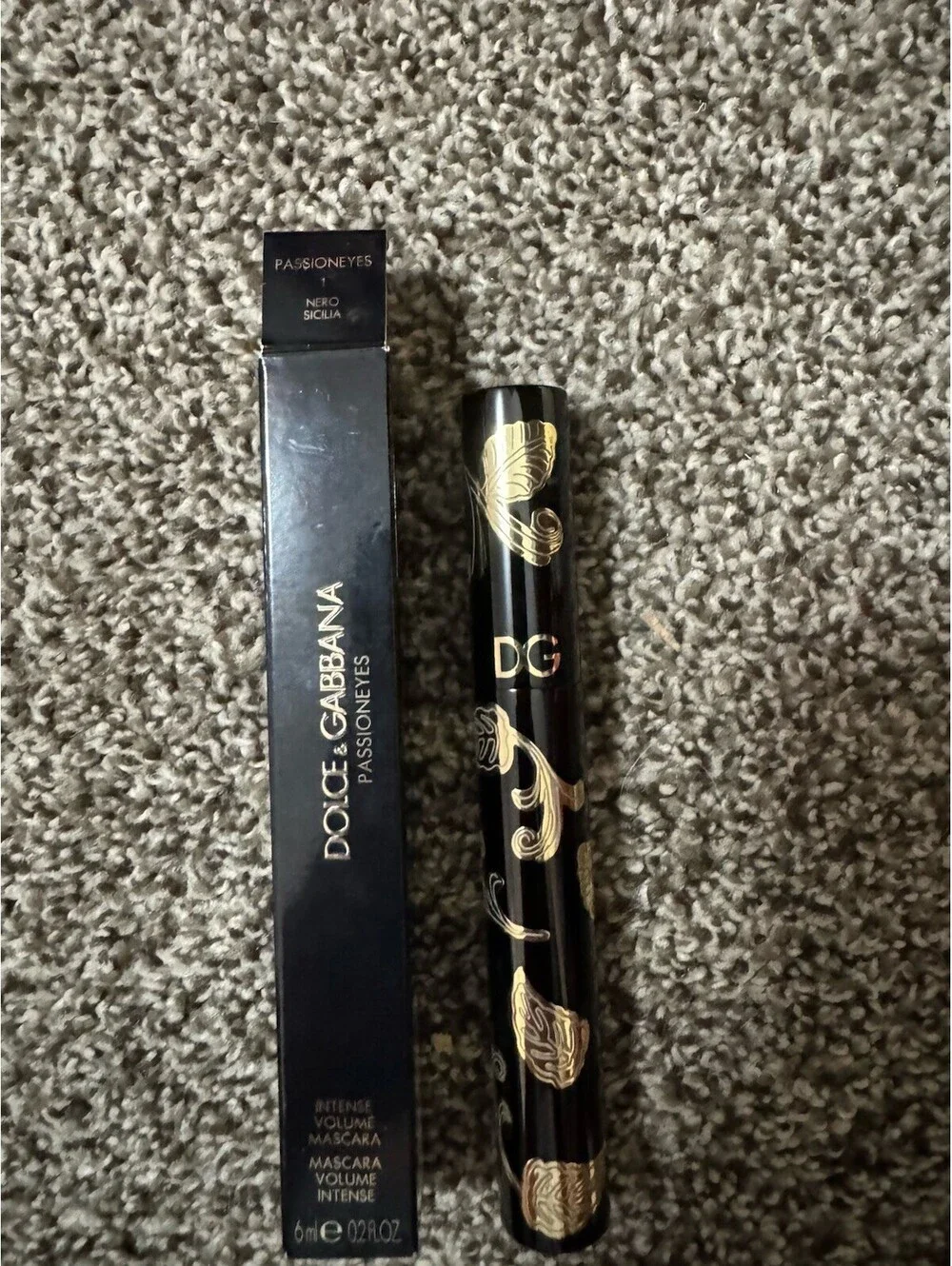 Dolce & Gabbana PassionEyes Mascara Nero Sicilia Black 6ml NEW D&G